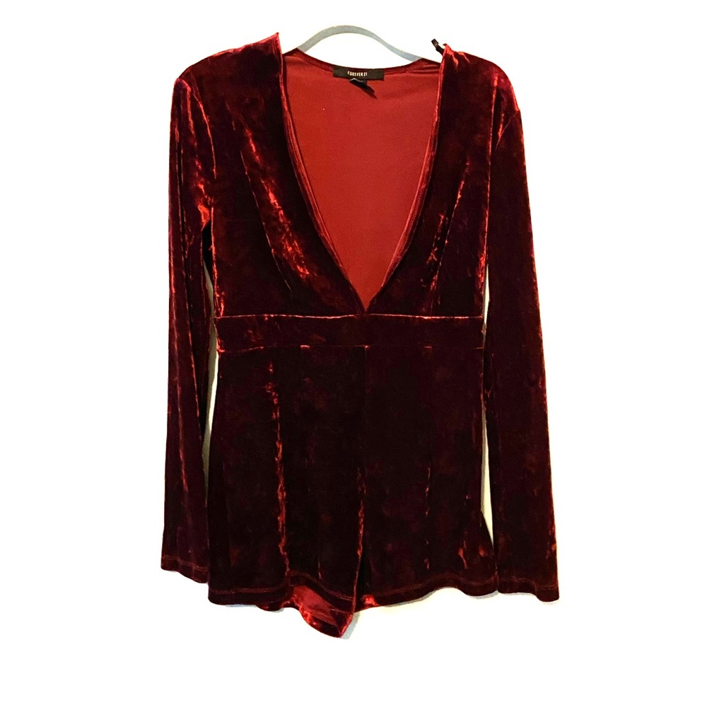 Red Velvet Romper 😍